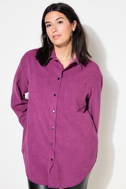 Produktbild Studio Untold Cord-Hemd, oversized, Hemdkragen, Langarm (60)