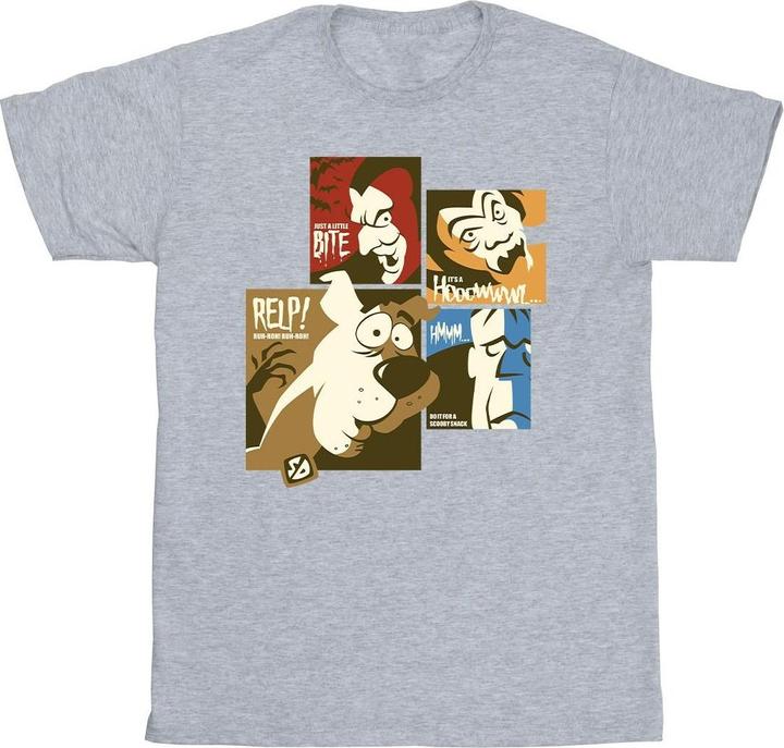 Immagine prodotto Scooby Doo Maglietta Volti Quadrati Uomo (S)