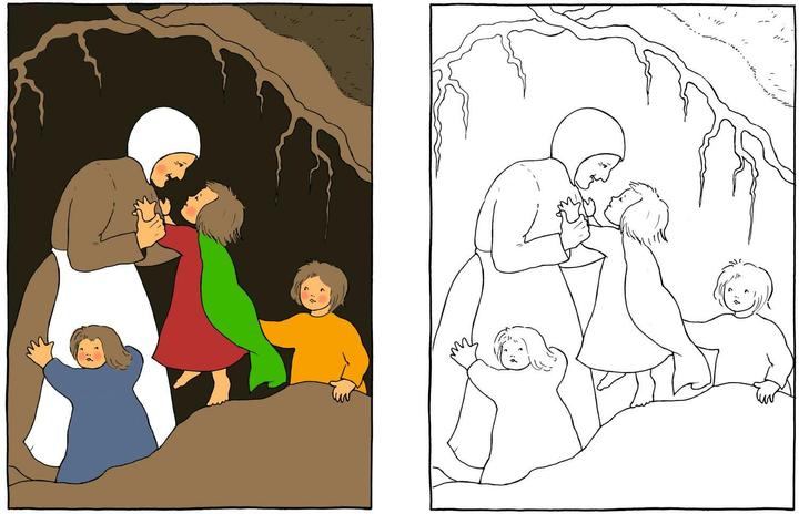 Produktbild Etwas von den Wurzelkindern: Jahreszeiten-Malbuch