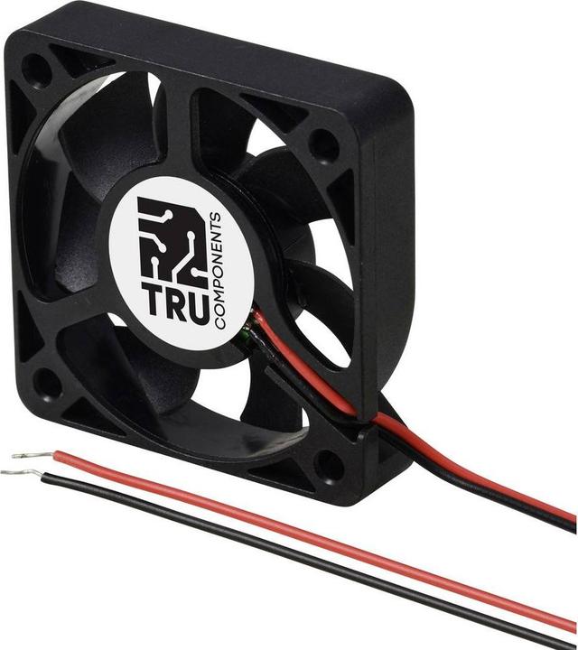 Actual product image Tru Components TC-MX5010-12V0.05A Axial fan 12 V/DC 16.8 m³/h (L x W x H) 50 x (50 mm)