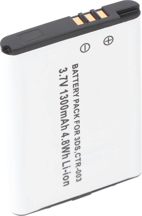 Actual product image XCell Li-Ion Akku passend für Nintendo C/CTR-A-AB Akkutyp CTR-003, 3,7 Volt, 1300mAh (2DS, 3DS)