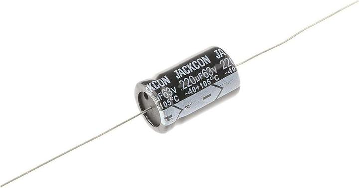RS PRO Electrolytic capacitor, 220uF, 63V, 3uA, ±20 %