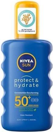 Image du produit NIVEA Spray solaire Sun Protect & Hydrate Spf 50+ 200ml (Spray solaire, SPF 50+, 200 ml)