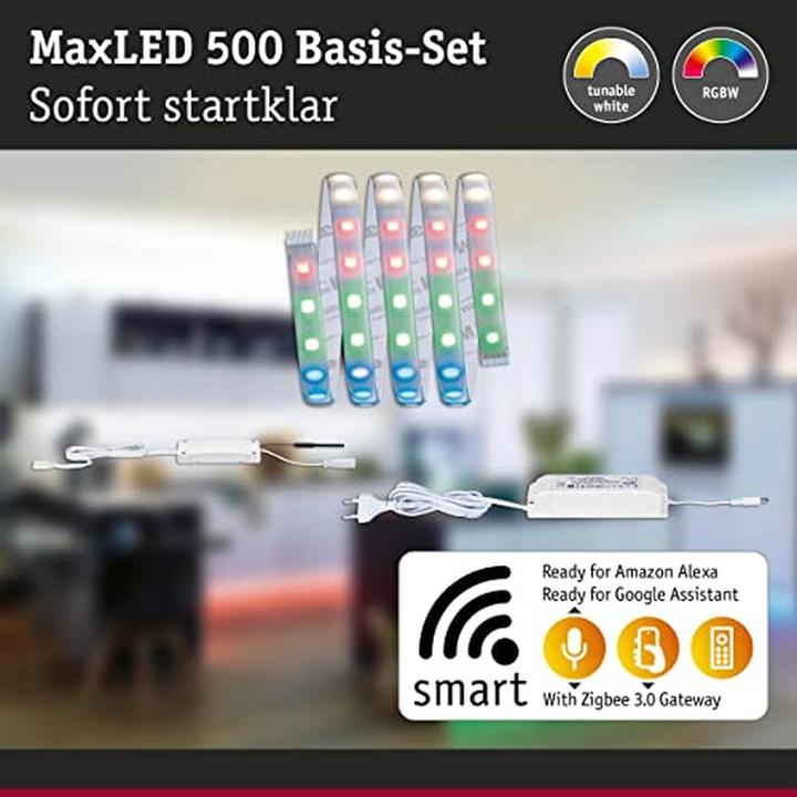 Produktbild Paulmann MaxLED 500 Stripe Set (Warmweiss, 150 cm, Indoor)