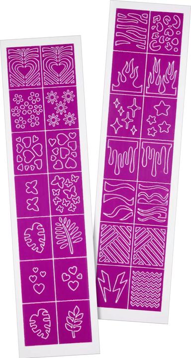 essence Nagellack Nail Art Stencils (Nagellacktrockner, Weiss)