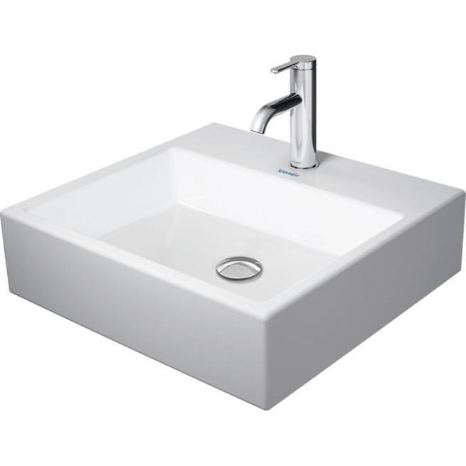 Duravit, Waschbecken, Waschtisch VERO AIR o ÜL m HLB 500x470mm 1 Hahnloch weiss (470 mm, 500 mm)