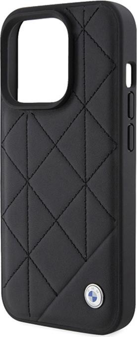 Produktbild BMW BMHCP15X22RQDK iPhone 15 Pro Max 6.7" czarny/black Leather Quilted (Apple iPhone 15 Pro Max)