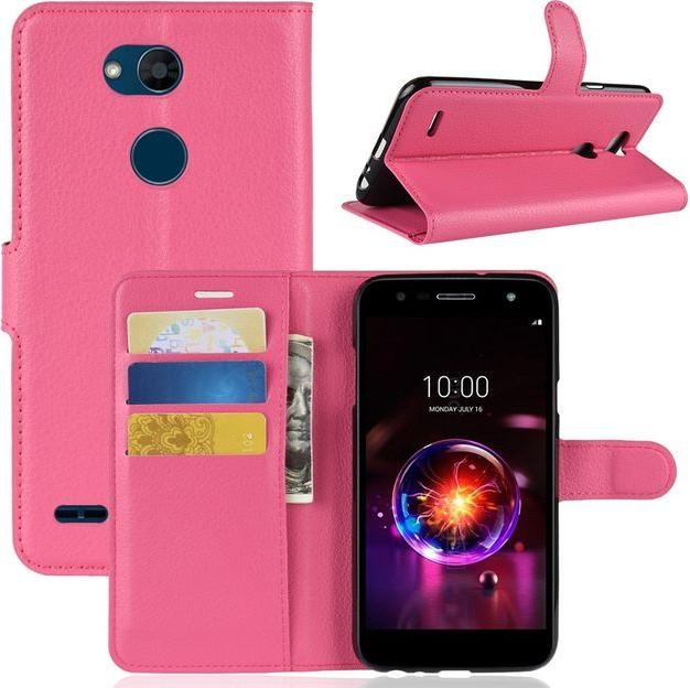 Actual product image MU Classic Litchi Leather Bookcover Series (LG X Power 3)