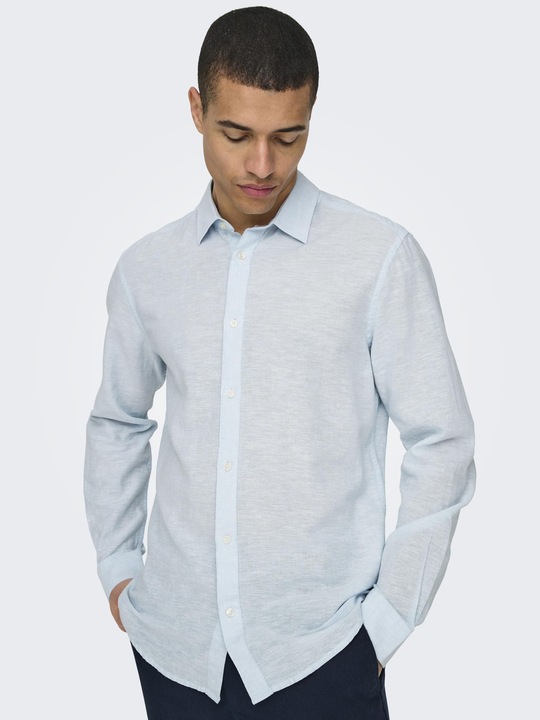 Produktbild Only & Sons Slim Fit Hemdkragen Hemd Hemd (L)