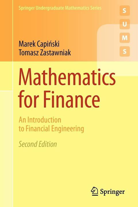 Produktbild Mathematics for Finance (Englisch, Marek Capinski, Tomasz Zastawniak, 2011)