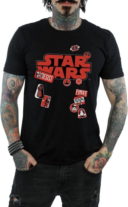 Produktbild Star Wars The Last Jedi Badges TShirt (XL)