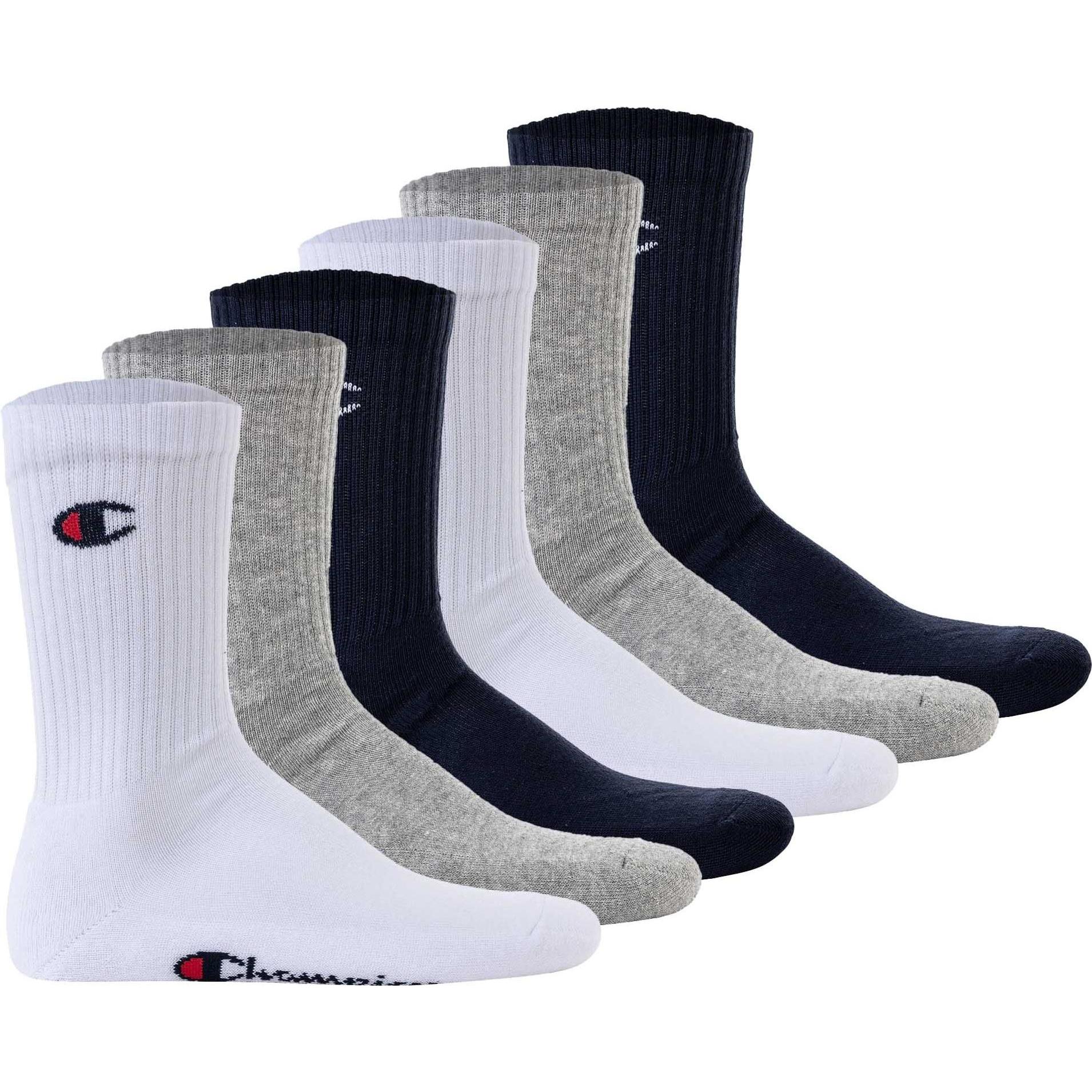 Champion, Herren, Socken, Socken Sportlich, Mehrfarbig, (6er Pack, 39 - 42)