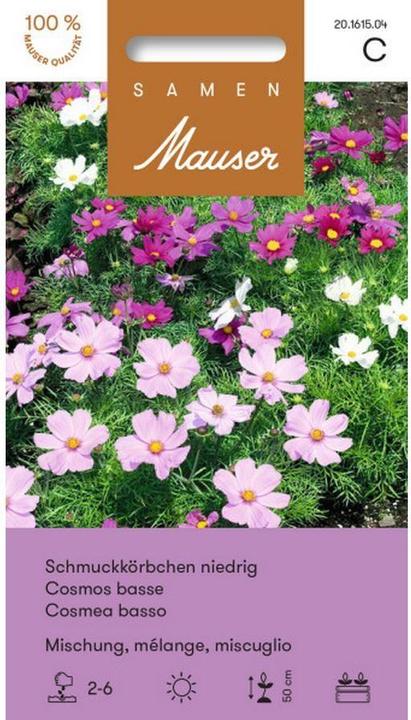 Samen Mauser Niedriges Schmuckkörbchen Mischung (Pflanzensamen)