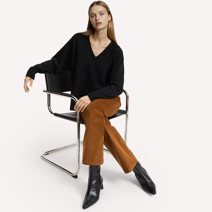 Produktbild Anne Weyburn V-Ausschnitt-Pullover aus Feinstrick (L)