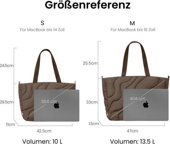 Produktbild tomtoc Terra-T38 Laptop Tote Bag 16 inch earthshade (16", Apple, Universal)