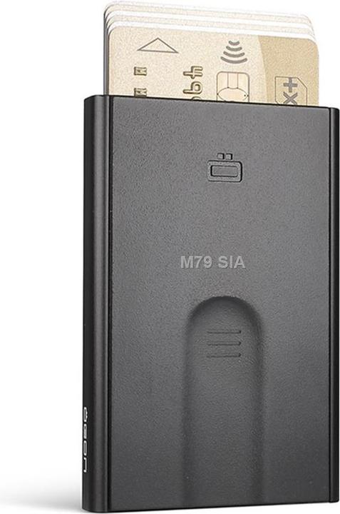 Actual product image Ögon Credit card case ALL BLACK Slider