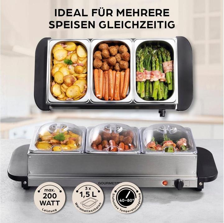 Image du produit Gourmetmaxx Chauffe-buffet