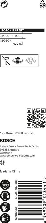 Image du produit Bosch Professional Zubehör Foret EXPERT HEX-9 HardCeramic, 8 x 90 mm (8 millimètres)