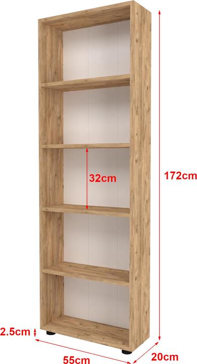 Actual product image En.Casa Vara (55 x 20 x 172 cm)