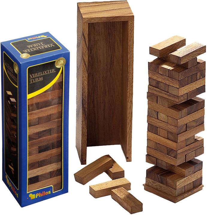 Produktbild Philos Verflixter Turm (Dänisch, Deutsch, Englisch, Französisch, Italienisch, Niederländisch, Polnisch, Russisch, Schwedisch, Spanisch, 1 - 6 Spieler)