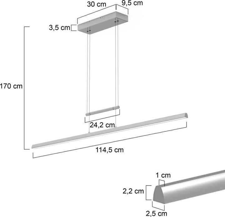 Produktbild Steinhauer Profilo (1700 lm)