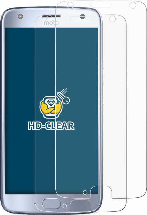 Produktbild BROTECT Schutzfolie Displayschutz Displayschutzfolie Folie Klar Transparent (2 Stück, Motorola Moto X4)