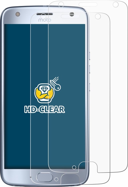 Actual product image BROTECT Screen Protector Clear (2 Piece, Motorola Moto X4)