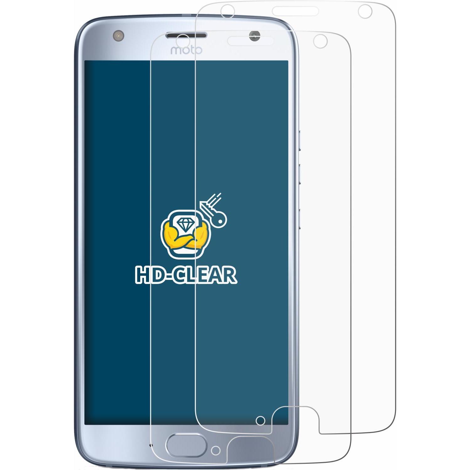 Thumbnail - BROTECT Schutzfolie Displayschutz Displayschutzfolie Folie Klar Transparent (2 Stück, Motorola Moto X4), Smartphone Schu...