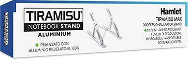 Immagine prodotto Hamlet Tiramisu' Max Supporto per Laptop da