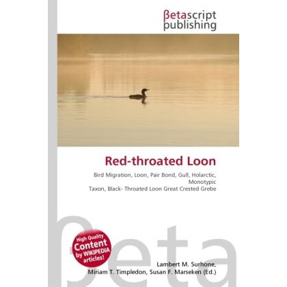 Red-throated Loon, Fachbücher von Susan F. Marseken, Lambert M. Surhone, Miriam T. Timpledon