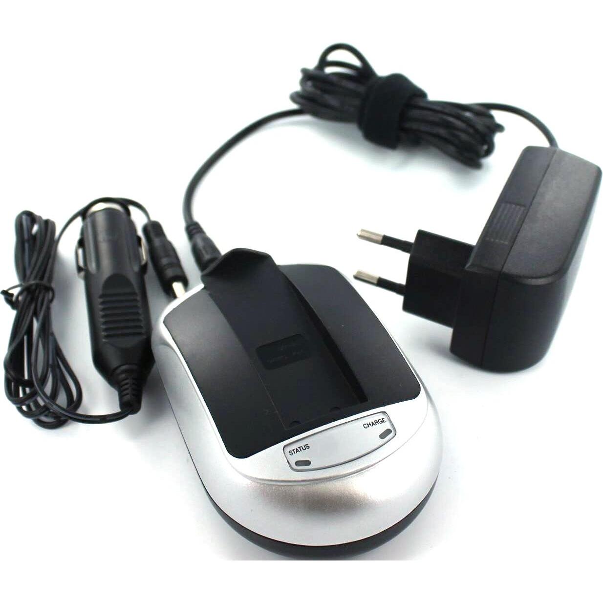 AGI Ladegerät kompatibel mit Casio Exilim EX-V7 (Ladegerät), Kamera Stromversorgung, Silber