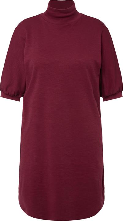 Immagine prodotto Ulla Popken Camicia lunga in cotone biologico dal taglio a palloncino con collo a dolcevita e mezze maniche (46, 48)