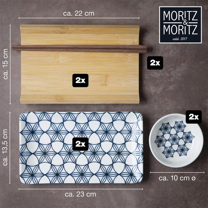 Actual product image Moritz & Moritz Sushi Tableware Set (10 Piece)