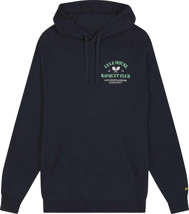 Immagine prodotto Lyle and Scott Racquet Club Felpa con Cappuccio Grafica Uomo (XS)