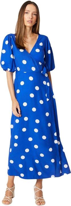 Dorothy Perkins Womens/Ladies Spotted Puff Sleeve Midi Dress Dorothy Perkins Womens/Ladies Spotted Puff Sleeve Midi Dress