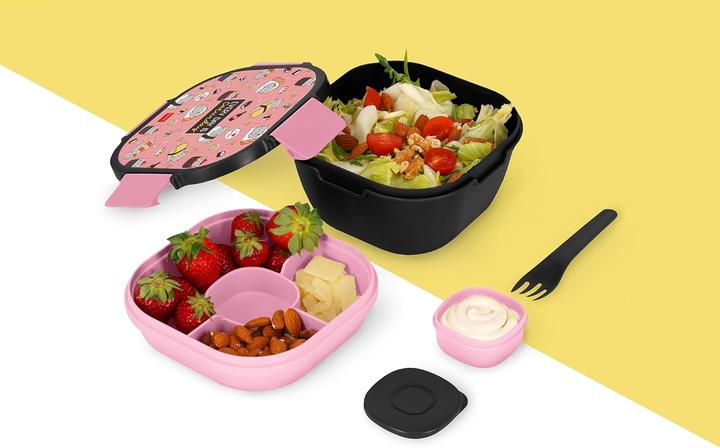 Produktbild Legami Lunchbox mit Tablett & Gewürzbehälter (1700 ml)