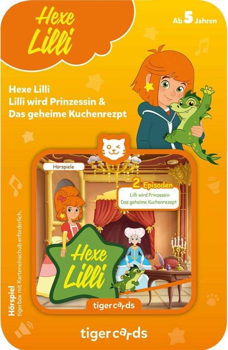 Immagine prodotto Tigermedia Tigercard strega Lilli: Lilli diventa principessa La ricetta segreta della torta (Tedesco)