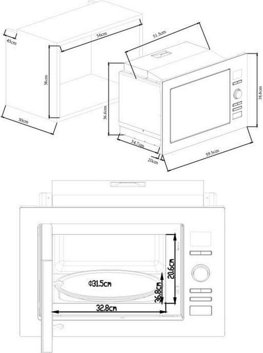 Actual product image Continental Edison Microwave with grill CEMO25GINE 25 L 900 W (25 l)