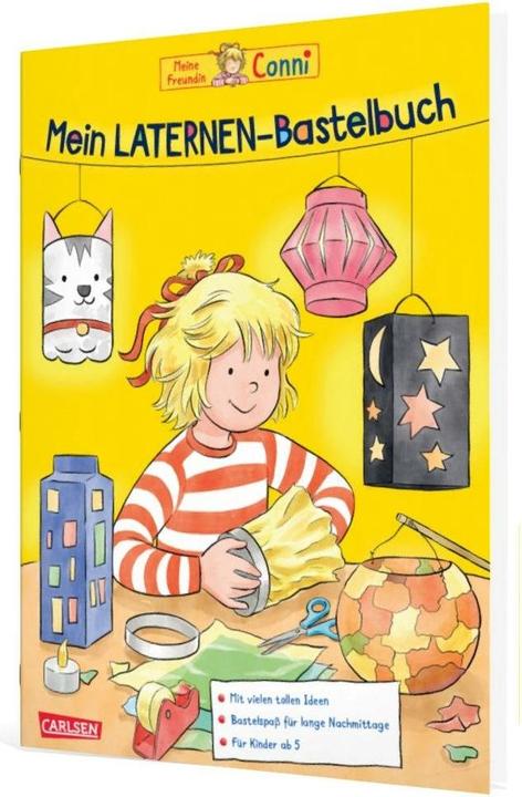 Image du produit Conni Gelbe Reihe (Beschäftigungsbuch): Mein Laternen-Bastelbuch (Allemand, Hanna Sörensen, Ulrich Velte, 2023)