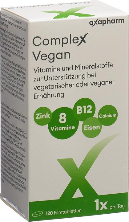 Actual product image Complex Vegan Filmtabl (120 Piece, Pills, 222 g)