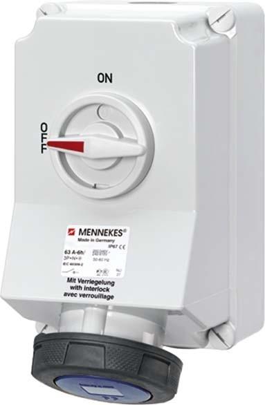 Actual product image Mennekes Wall box
