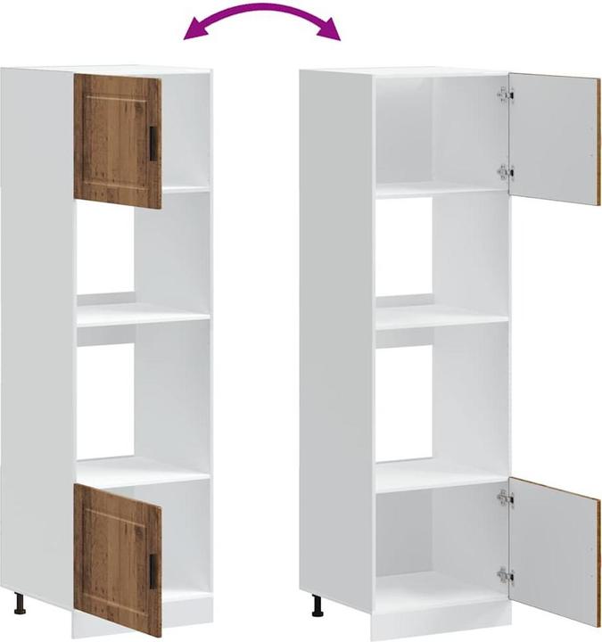 Produktbild vidaXL Herdumbauschrank (60 x 57 x 207 cm)