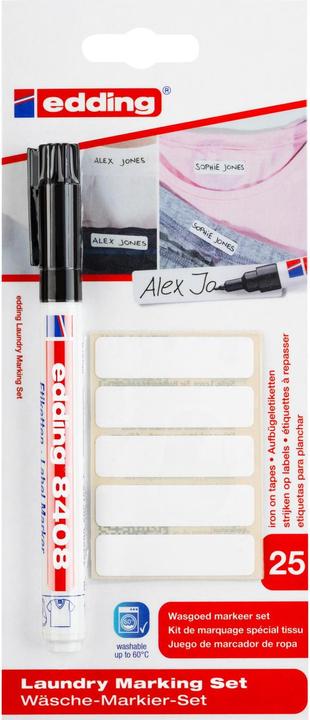 Produktbild Edding Wäschemarker 8408 (Black, 0.75 mm, 1 x)