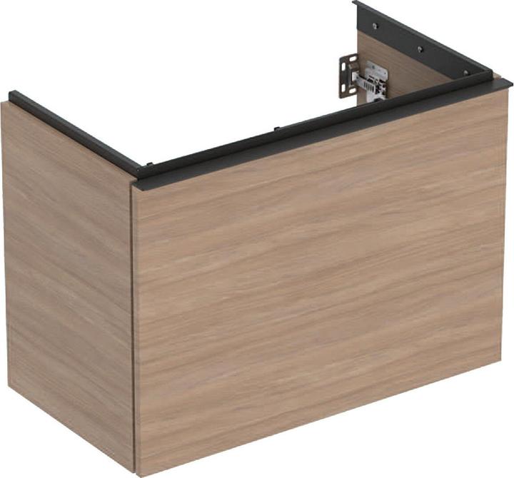 Geberit Acanto vanity unit for washbasin, 1 drawer and 1 inner drawer, shortened projection, 740x535 (41.50 x 74 x 54.50 cm)