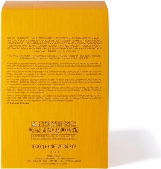 Actual product image Acqua Di Parma Colonia Fragrance Yellow Candle (1000 g)