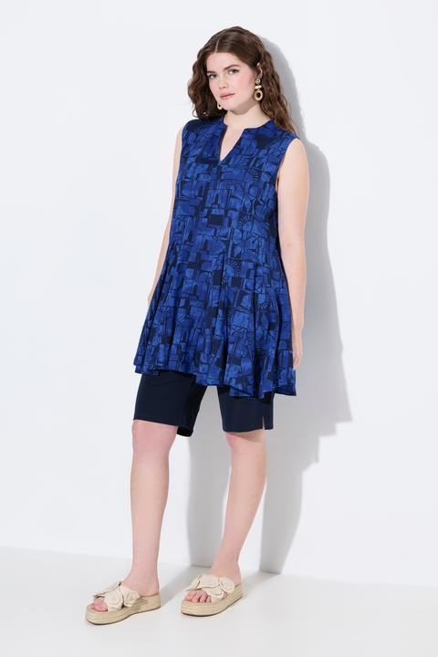 Image du produit Ulla Popken Top, soleil, encolure tunique, sans manches, coton biologique (46, 48)
