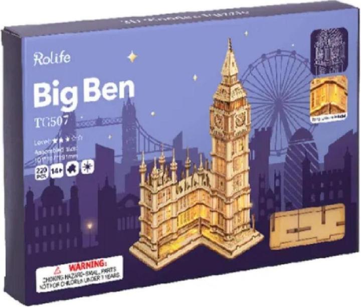 Produktbild Robotime Holzmodell 3D-Puzzle Big Ben