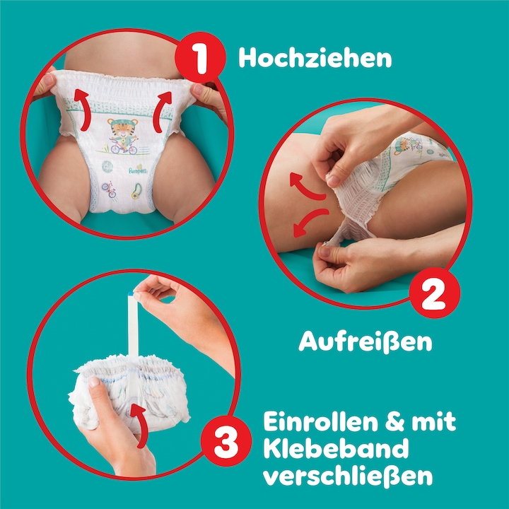 Image du produit Pampers Baby-Dry Pants (Taille 7, Pack mensuel, 126 pièce(s))