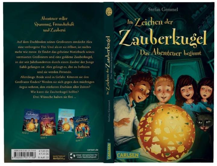 Produktbild Im Zeichen der Zauberkugel 1: Das Abenteuer beginnt (Deutsch, Stefan Gemmel, 2019)