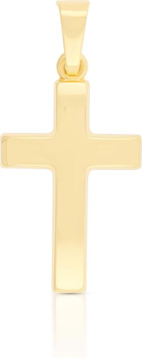 Image du produit Muau Pendant beam cross yellow gold 750, 25x12mm (Or jaune)
